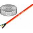 Kabel H05BQ-F licna CU 4x0,75mm2 PUR oranžová 300/500V