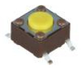 Mikrospínač 1-polohové SPST-NO 0,05A/12VDC SMT 5,2N 4,3mm