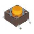Mikrospínač 1-polohové SPST-NO 0,05A/12VDC SMT 3,2N 5mm 77ks