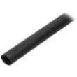 Heat shrink sleeve glued 3.1: 1 38mm L: 1m black -55÷110°C