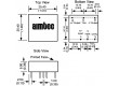 AM15C-2412SZ Převodník: DC/DC 15,6W Uvst:18÷36V 12VDC Ivýst:1,3A 1