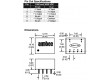 AM1P-0505DZ Převodník: DC/DC 1W Uvst:4,5÷5,5V Uvýst:5VDC Uvýst2:-5VDC