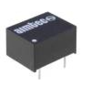 AM1P-0505SZ Převodník: DC/DC 1W Uvst:4,5÷5,5V 5VDC Ivýst:200mA DIP8 1,8g