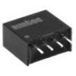 AM1SS-0512SZ Převodník: DC/DC 1W Uvst:4,5÷5,5V 12VDC Ivýst:83mA SIP4 1,5g