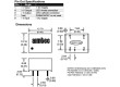 AMLDP-1630Z Převodník: DC/DC Uvst:7÷16V Uvýst:2÷14VDC Ivýst:300mA DIP8