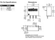 AMSR-7812Z Převodník: DC/DC 6W Uvst:15÷34V Uvýst:12VDC Ivýst:500mA SIP3