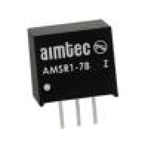 AMSR1-7805Z Převodník: DC/DC 5W Uvst:6,5÷18V Uvýst:5VDC Ivýst:1A SIP3