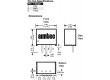 AMSR1-7805Z Převodník: DC/DC 5W Uvst:6,5÷18V Uvýst:5VDC Ivýst:1A SIP3