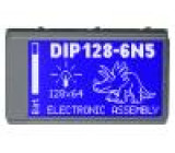 Zobrazovač: LCD grafický STN Positive 128x64 modrá LED PIN:24