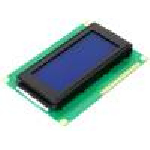 Zobrazovač: LCD alfanumerický STN Negative 16x4 modrá LED