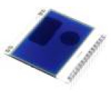 Zobrazovač: LCD grafický STN Negative 102x64 modrá 39x38,1mm