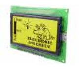 Display: LCD graphical STN Positive 128x64 yellow-green LED