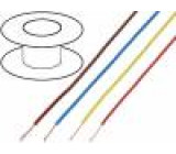 Kabel LgY licna Cu 0,35mm2 PVC růžově-černá 300/500V