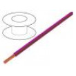 Kabel LgY Cu 0.5mm2 PVC pink-brown 300/500V