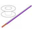 Kabel LgY Cu1.5mm2 PVC white-violet 300/500V