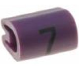 Kabelové značky pro kabely a vodiče Symbol štítku:7 2,5÷4mm