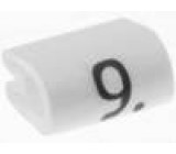 Kabelové značky pro kabely a vodiče Symbol štítku:9 2,5÷4mm