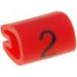 Kabelové značky pro kabely a vodiče Symbol štítku:2 PVC