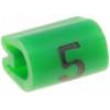 Kabelové značky pro kabely a vodiče Symbol štítku:5 PVC