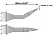 Hrot zahnutý kužel 0,4mm 325÷358°C pro termokleště TZ-KIT-2