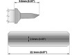 Hrot lopatka 22,1mm 325÷358°C pro termokleště TZ-KIT-2