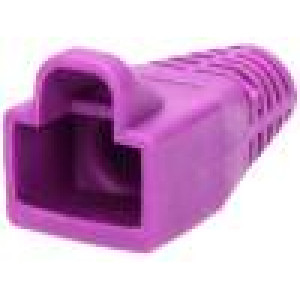 Krytka vidlice RJ45 barva purpurová 6mm