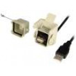 Kabel-adaptér USB 2.0,s ochrannou krytkou 1,8m IP65