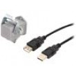 Kabel-adaptér USB A zásuvka, USB A vidlice 1310 V: USB 2.0