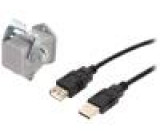 Kabel-adaptér USB A zásuvka, USB A vidlice 1310 V: USB 2.0