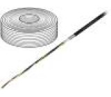 Kabel 4G0,75mm2 TPE černá 0,6/1kV
