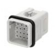 Konektor: HDC kontaktní vložka vidlice Han Q PIN: 21 6,5A 50V