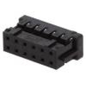 Zástrčka kabel-kabel/plošný spoj zásuvka DF11 2mm PIN: 12