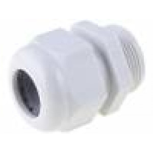HELU-93909 Vývodka M16 1,5 IP68 polyamid 6 světle šedá HELUTOP® HT
