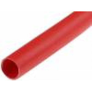 FIX-PCV-10X1/RD Elektroizolační trubička PVC Vn.prům:10mm Dél:50m červená