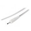 Kabel 2x0,5mm2 vodiče,DC 2,35/0,7 zástrčka přímý bílá 1,5m