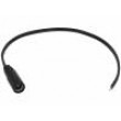 Kabel 2x0,5mm2 vodiče,DC 5,5/2,1 zásuvka přímý černá 1,5m