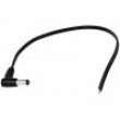 Kabel 2x0,5mm2 vodiče,DC 5,5/2,5 zástrčka úhlový černá 3m