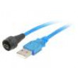 Kabel USB 2.0 USB A mini vidlice,USB A vidlice 1m IP67