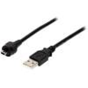 Kabel-adaptér USB A vidlice, USB A mini vidlice 1310 IP67 5m