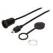 Kabel-adaptér USB 2.0,s ochrannou krytkou 1m 1310 IP65