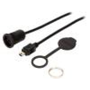 Kabel-adaptér USB 2.0,s ochrannou krytkou 1m 1310 IP65