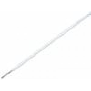 Kabel SiF/GL licna Cu 0,75mm2 silikon bílá -60÷180°C