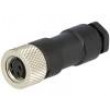 Konektor M8 zásuvka PIN:4 zástrčka Nano-Change 4A 60V IP67