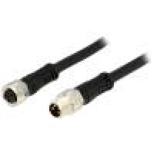 Kabel: pro snímače/automatizaci PIN: 4 1m zástrčka 3A 30V