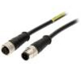 Kabel: pro snímače/automatizaci PIN: 4 zástrčka PVC 250V 5m
