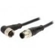 Kabel pro snímače/automatizaci M12-M12 vidlice zásuvka PIN:4