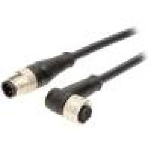 Kabel: pro snímače/automatizaci PIN: 4 zástrčka PVC 250V 5m