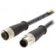 Kabel pro snímače/automatizaci M12-M12 vidlice zásuvka PIN:5