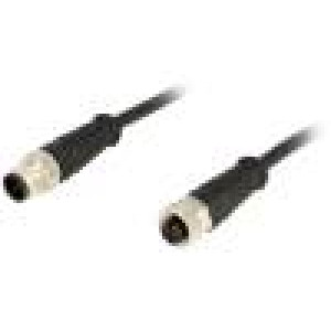 Kabel pro snímače/automatizaci M12-M12 vidlice zásuvka PIN:5