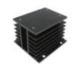 Heatsink: extruded grilled for thee phase solid state relays